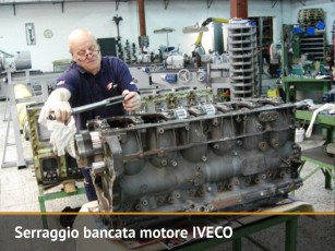Serraggio bancata motore IVECO