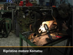 Ripristino motore Komatsu